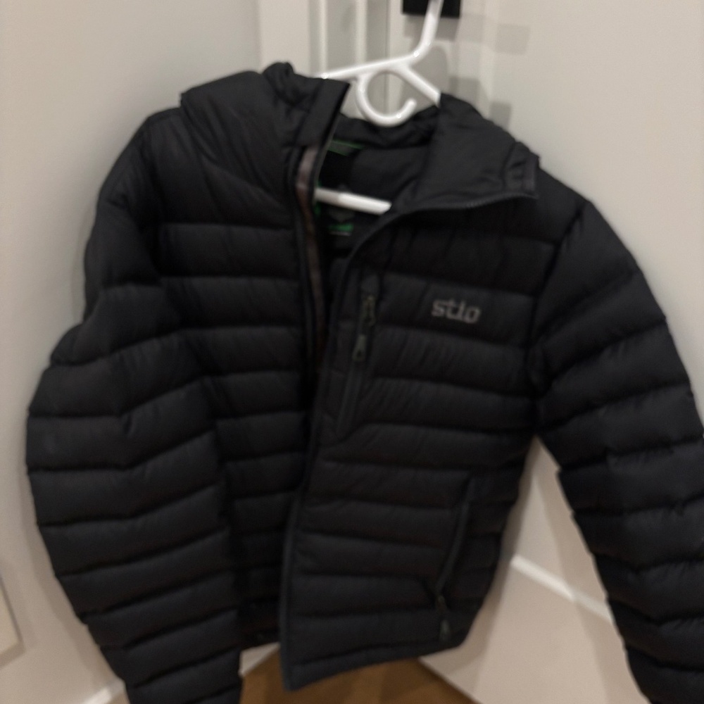 Stio Mens Hometown Down Hooded Jacket Size XS